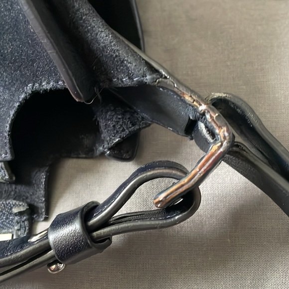 All Saints Mori MD hobo black suede - Picture 12 of 13